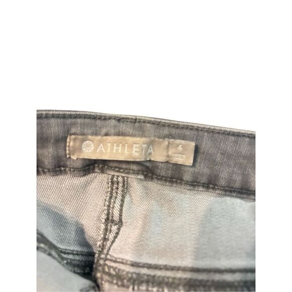 Athleta sculptex Gray ￼ straight leg jeans size 4 - Picture 12 of 12